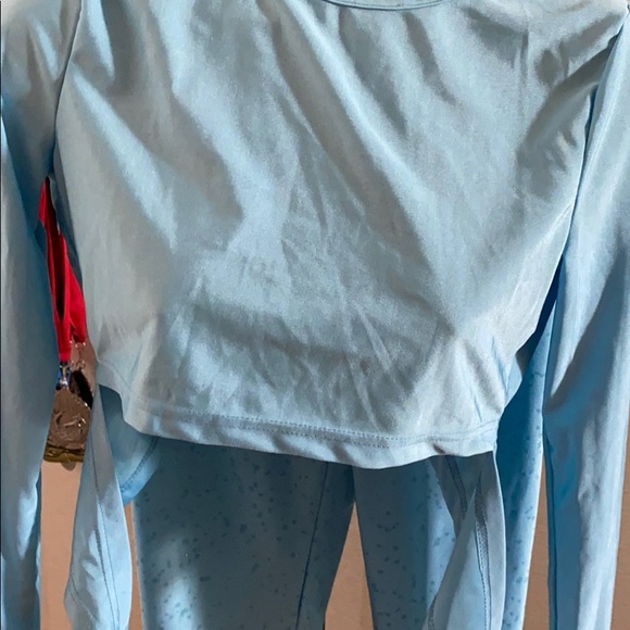 2pc Baby Blue Pants Suit - Picture 4 of 7